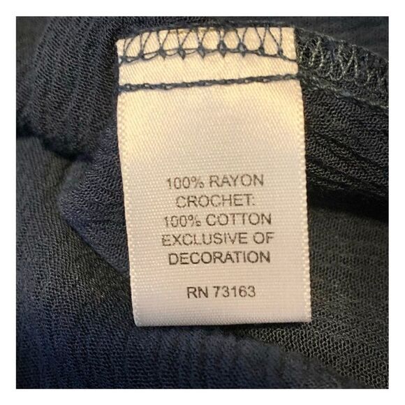 WOMEN’S Grey & Gray blue boho cold shoulder top - Picture 7 of 8